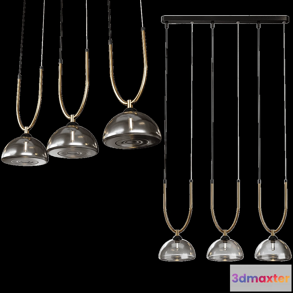 1655398 - Vele Luce - Pendant lamp Astiy VL5434P03 3D Max