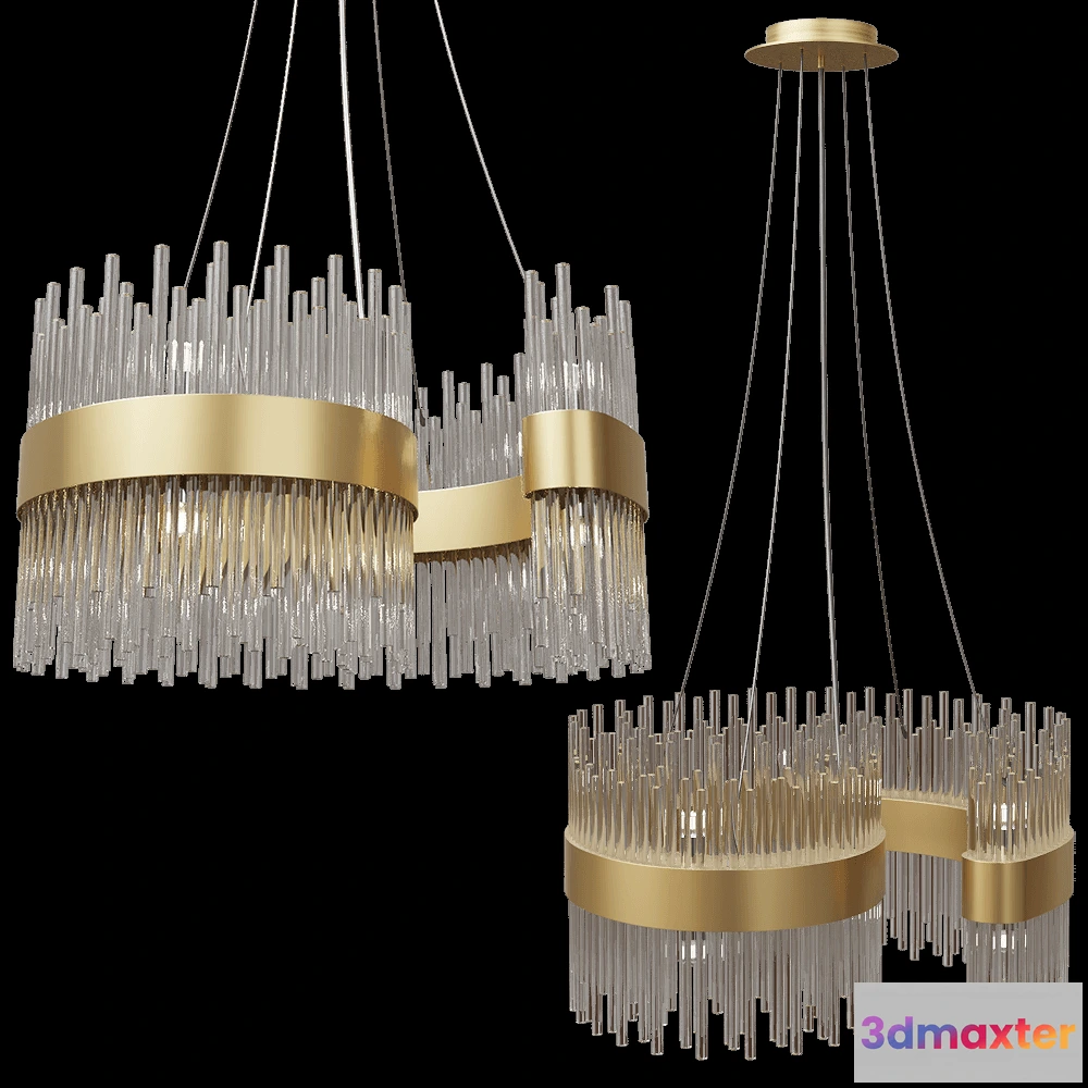 1655408 - Vele Luce - Pendant lamp Kronos VL3244P12 3D Max