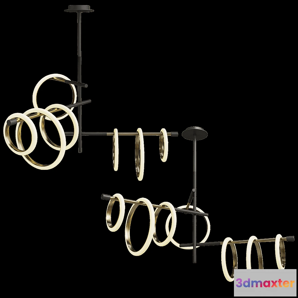 1655412 - Vele Luce - Ceiling lamp Bellezza VL7262L07 3D Max