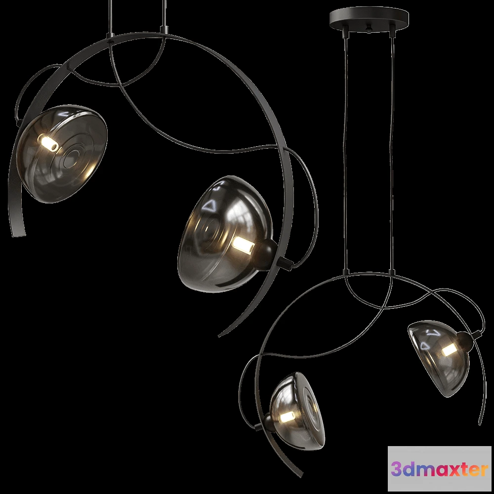 1655430 - Vele Luce - Pendant lamp Musicista VL5462P12 3D Max