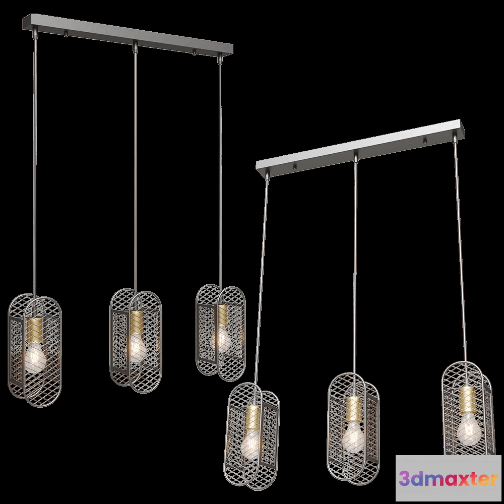 1655444 - Vele Luce - Pendant lamp City VL6342P03 3D Max