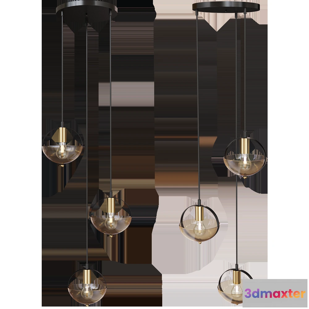 1655448 - Vele Luce - Pendant lamp Broadway VL5362P23 3D Max