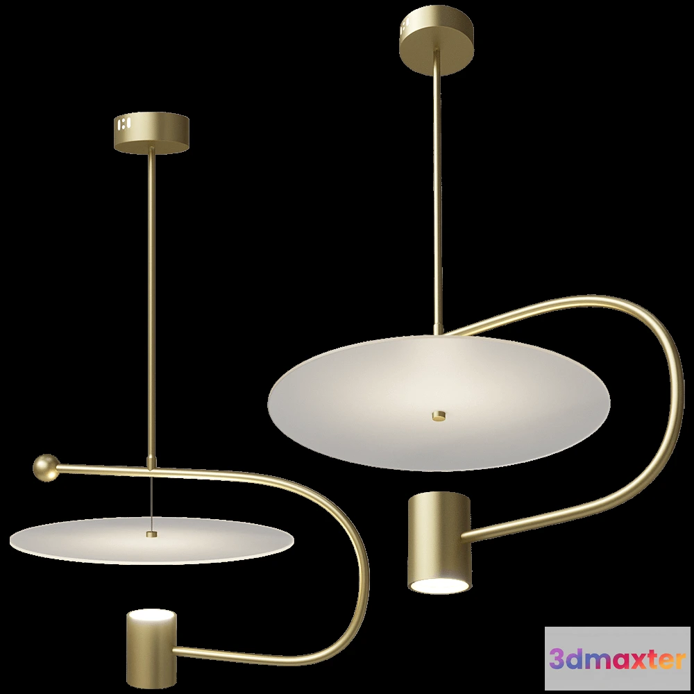 1655450 - Vele Luce - Pendant lamp Andromeda VL7284P3 3D Max