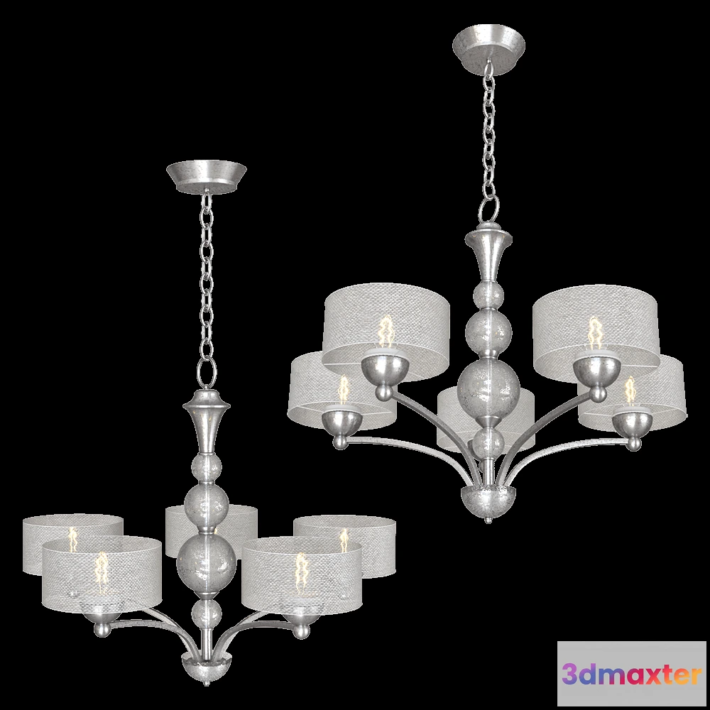 1655478 - Vele Luce - Chandelier Friuli VL1235L05 3D Max
