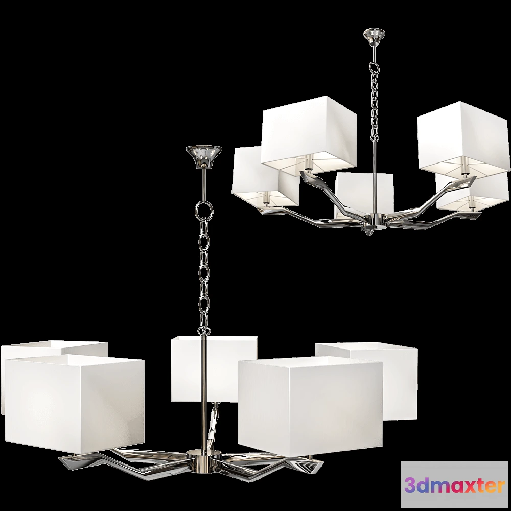 1655482 - Vele Luce - Chandelier Ultimo VL1523L05 3D Max