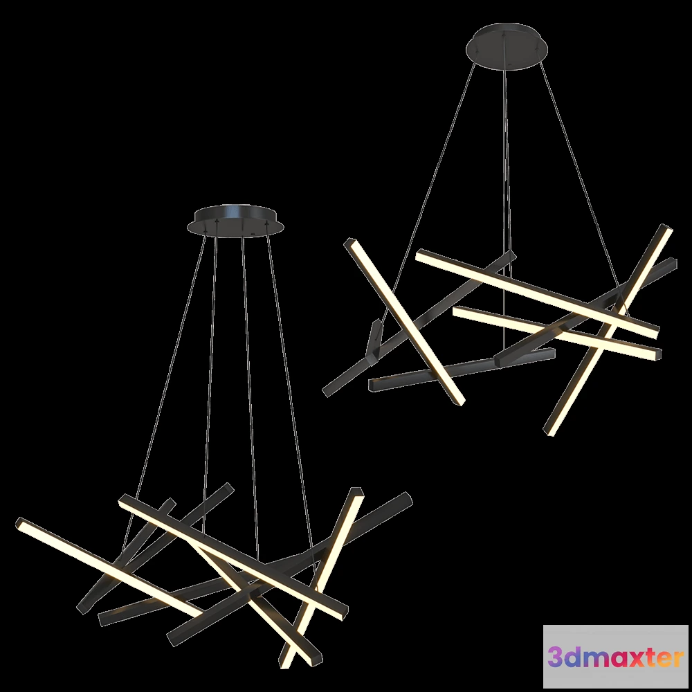 1655494 - Vele Luce - Pendant lamp Meteora VL7232P07 3D Max