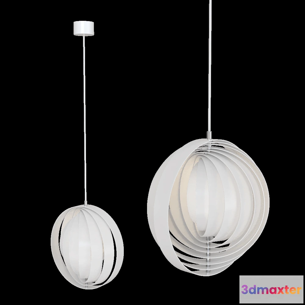 1655500 - Verpan - Pendant lamp Moon large 3D Max