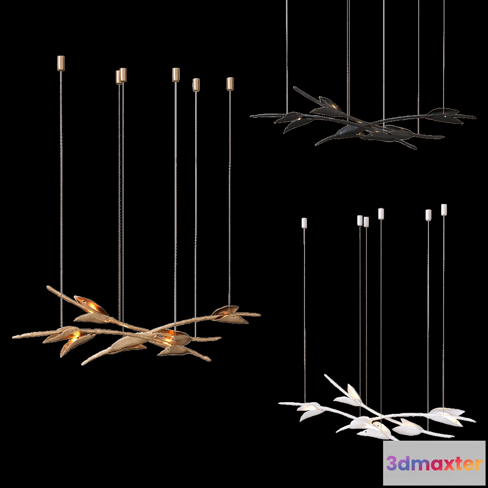 1655510 - Vetvi - Chandelier Steam 3D Max