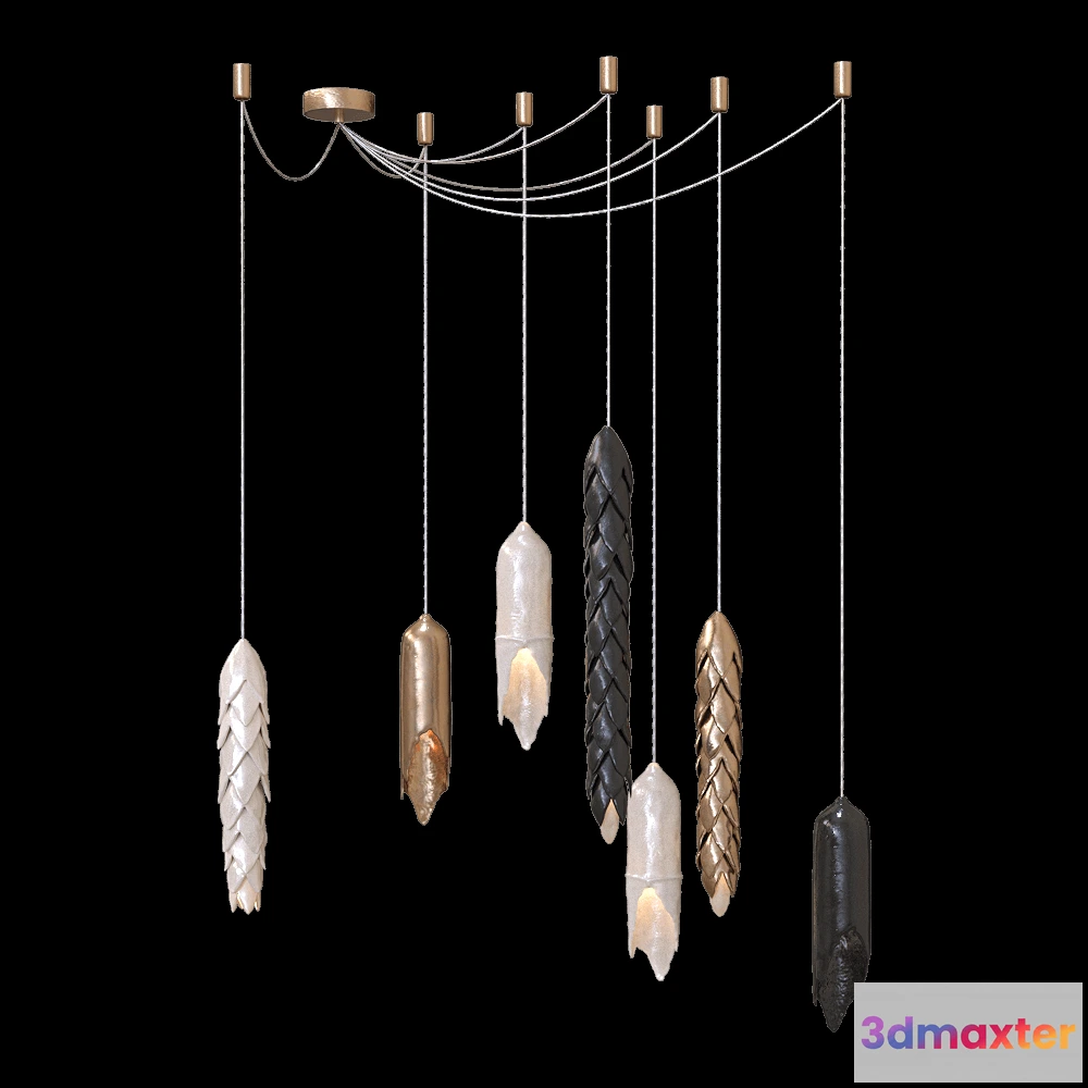 1655512 - Vetvi - Pendant lamps Kolos 3D Max