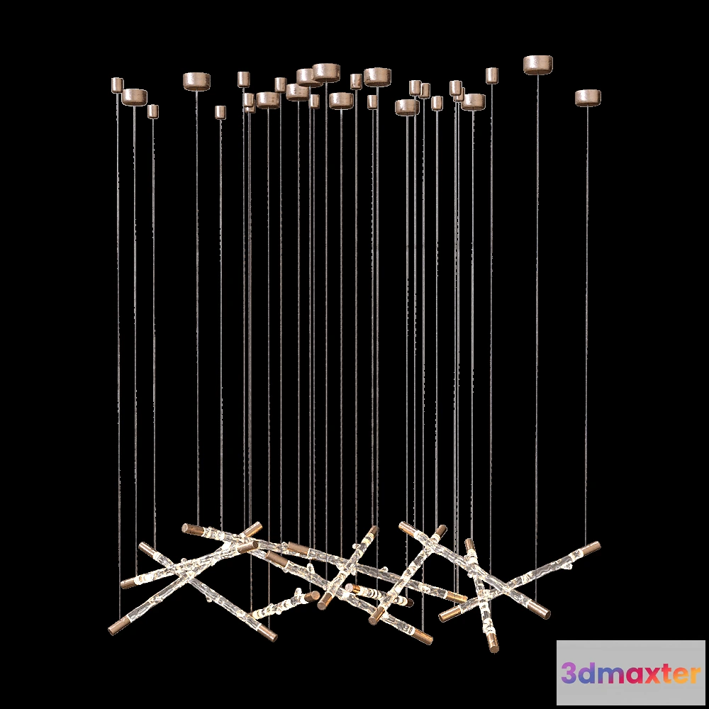 1655514 - Vetvi - Pendant lamp Ritm 3D Max