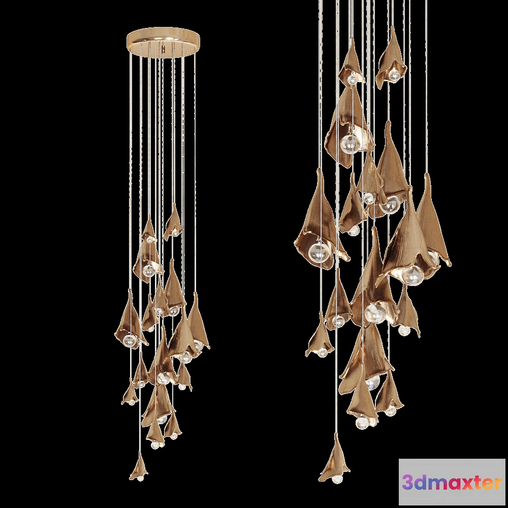 1655524 - Vetvi - Pendant lamps Kolokolchik 3D Max