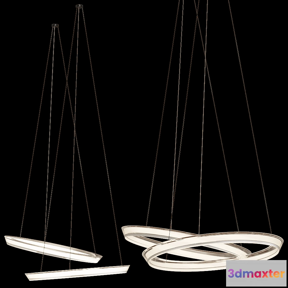 1655560 - Vibia - Pendant lamp Halo Circular - 2331 3D Max