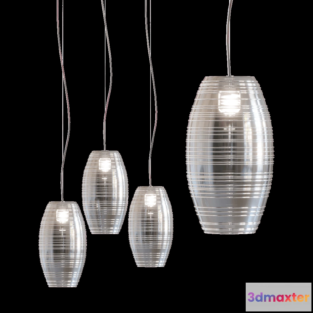 1655618 - Vistosi - Pendant lamp Damasco 3D Max