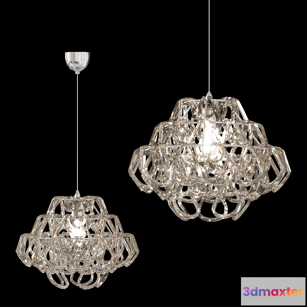 1655620 - Vistosi - Pendant lamp Minigiogali 3D Max