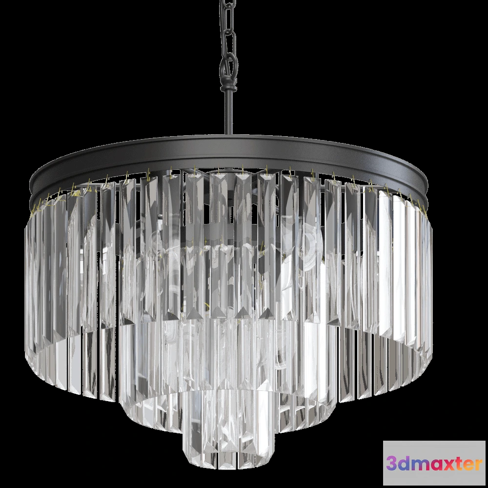 1655636 - Vitaluce - Chandelier V5151-1-6+3+1 3D Max