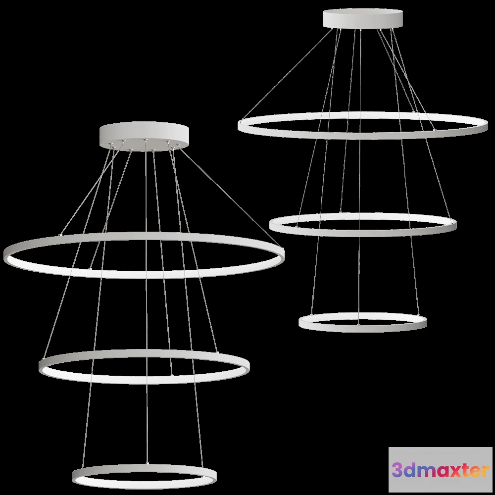 1655646 - Vitaluce - Pendant LED lamp V4600_0_3S 3D Max