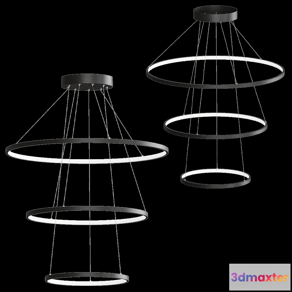 1655652 - Vitaluce - Pendant LED lamp V04600_13_3S 3D Max