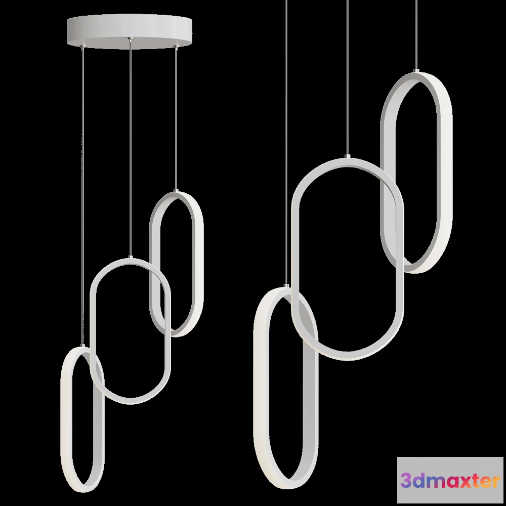 1655658 - Vitaluce - Pendant LED lamp V3776_0_3S 3D Max