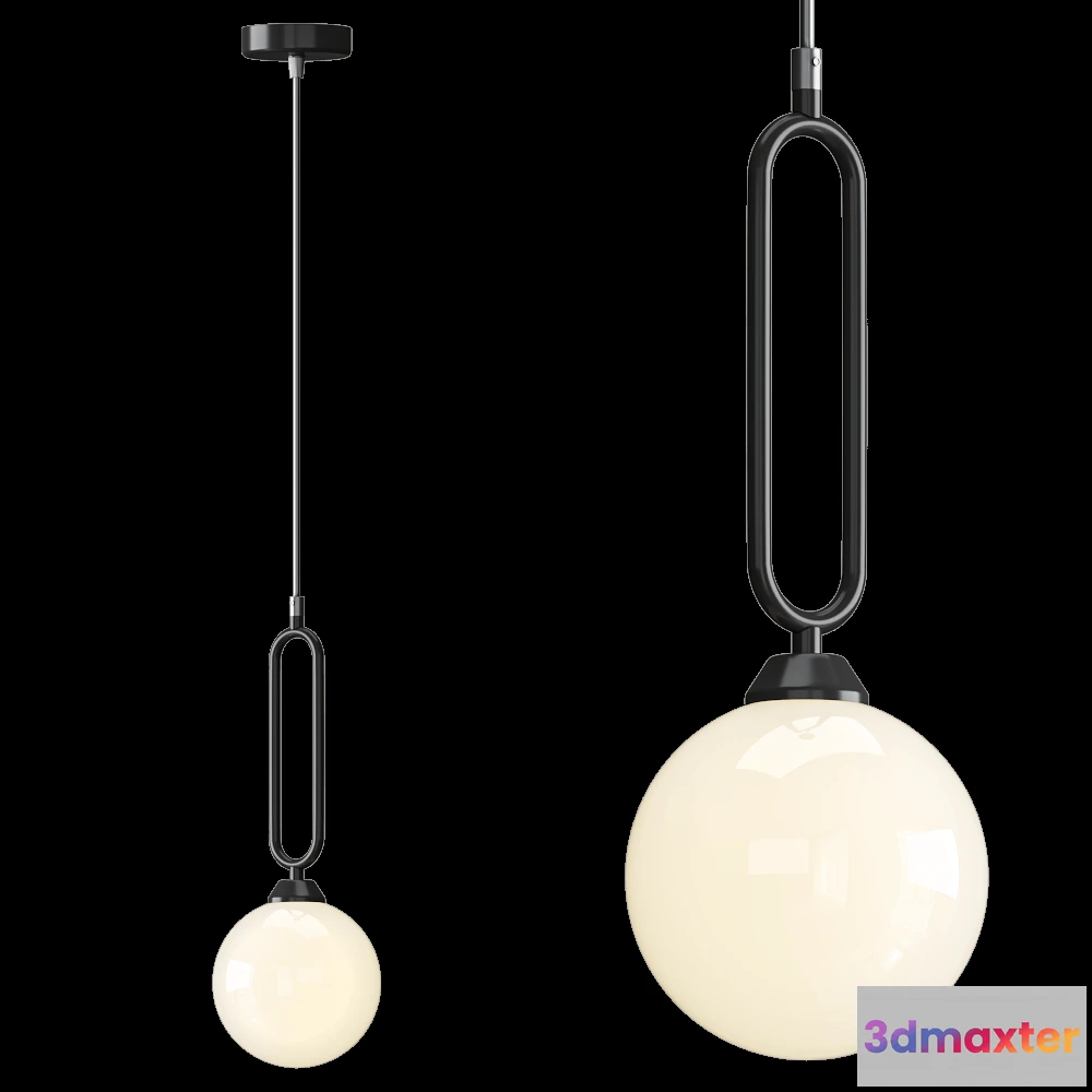 1655662 - Vitaluce - Pendant lamp V2930-1-1S 3D Max