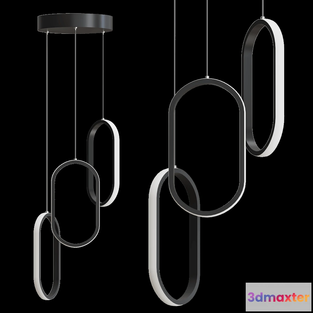 1655668 - Vitaluce - Pendant LED lamp V3776_1_3S 3D Max