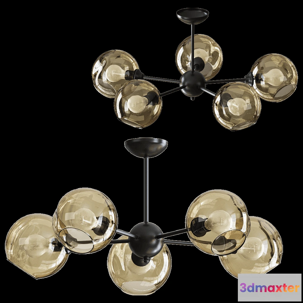 1655672 - Vitaluce - Chandelier V43215PL 3D Max