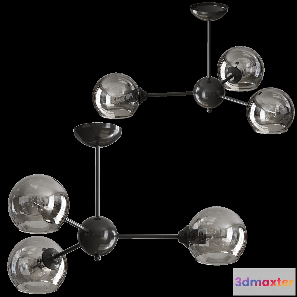1655690 - Vitaluce - Chandelier V4321-13PL 3D Max