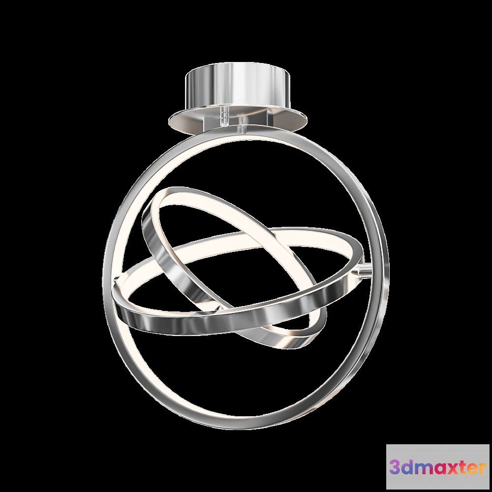 1655740 - WasserKRAFT - Ceiling chandelier Orbital 5746 3D Max