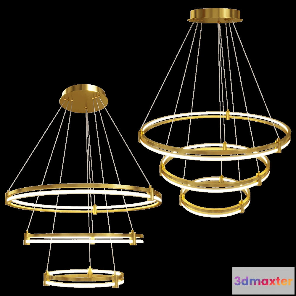 1655744 - Wilkhahn - Ceiling lamp Tooring 4006-05-03P 3D Max