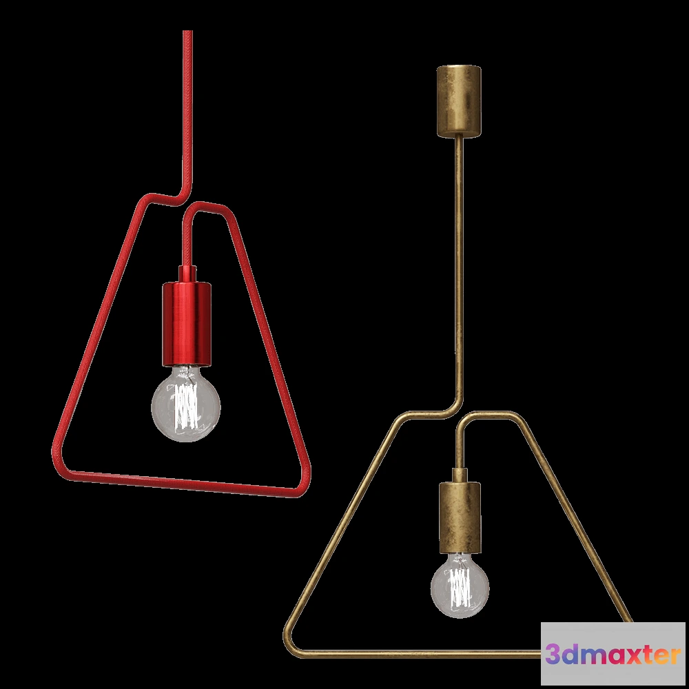 1655830 - Zava - Chandelier A - Shade 60 Susp 3D Max