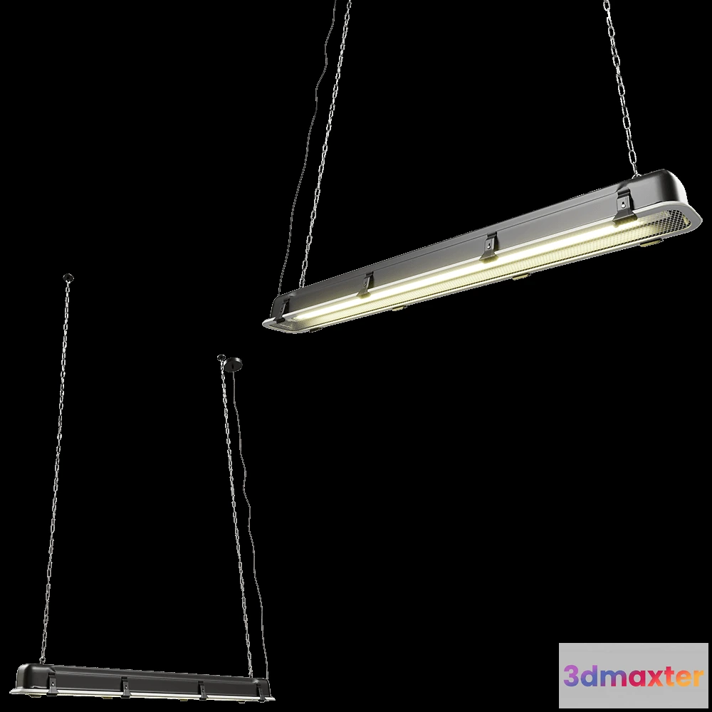 1655852 - Zuiver Group   - Pendant lamp G.T.A. XL black 3D Max