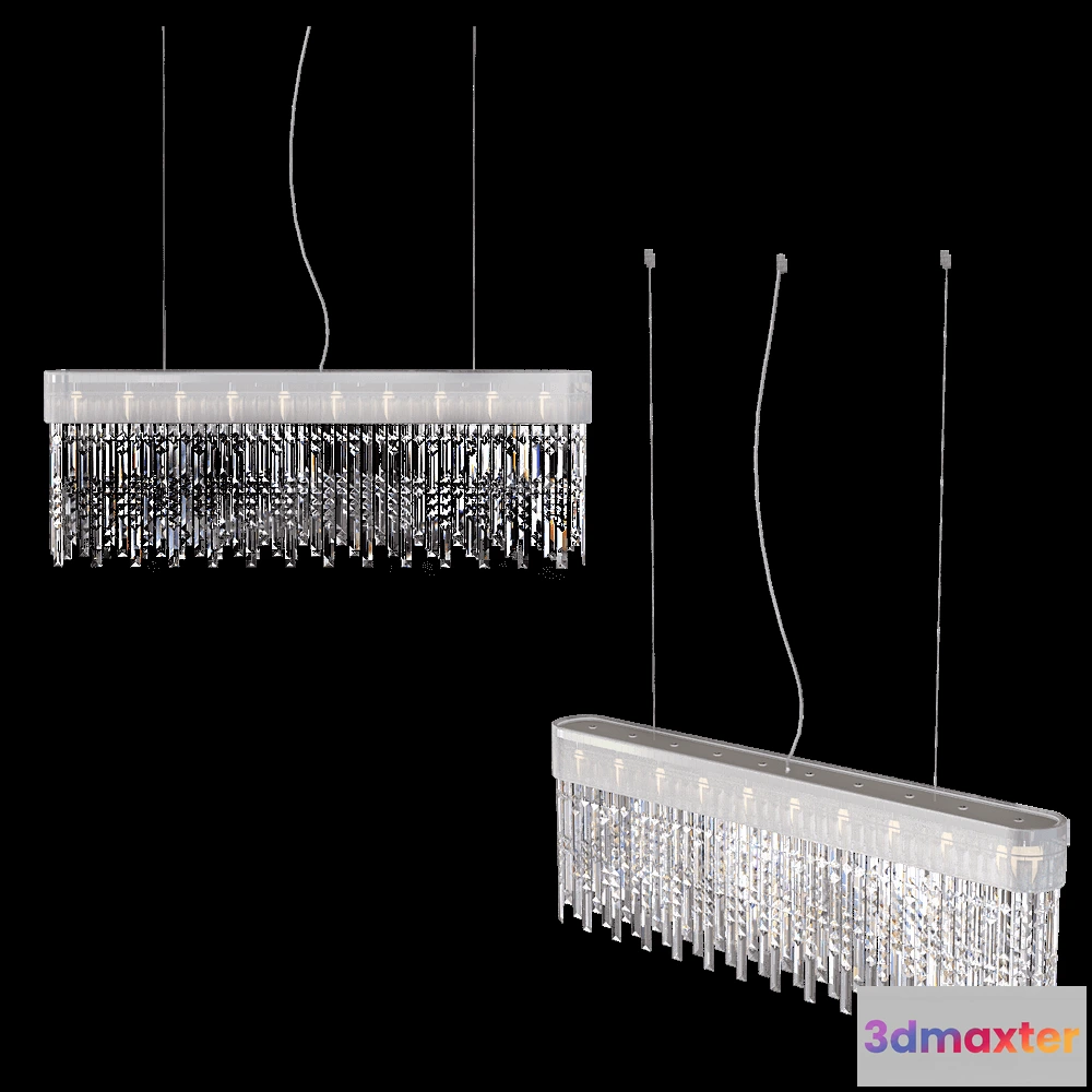 1655866 - ZZOK - Chandelier Milosh 0809CL-8CH 3D Max