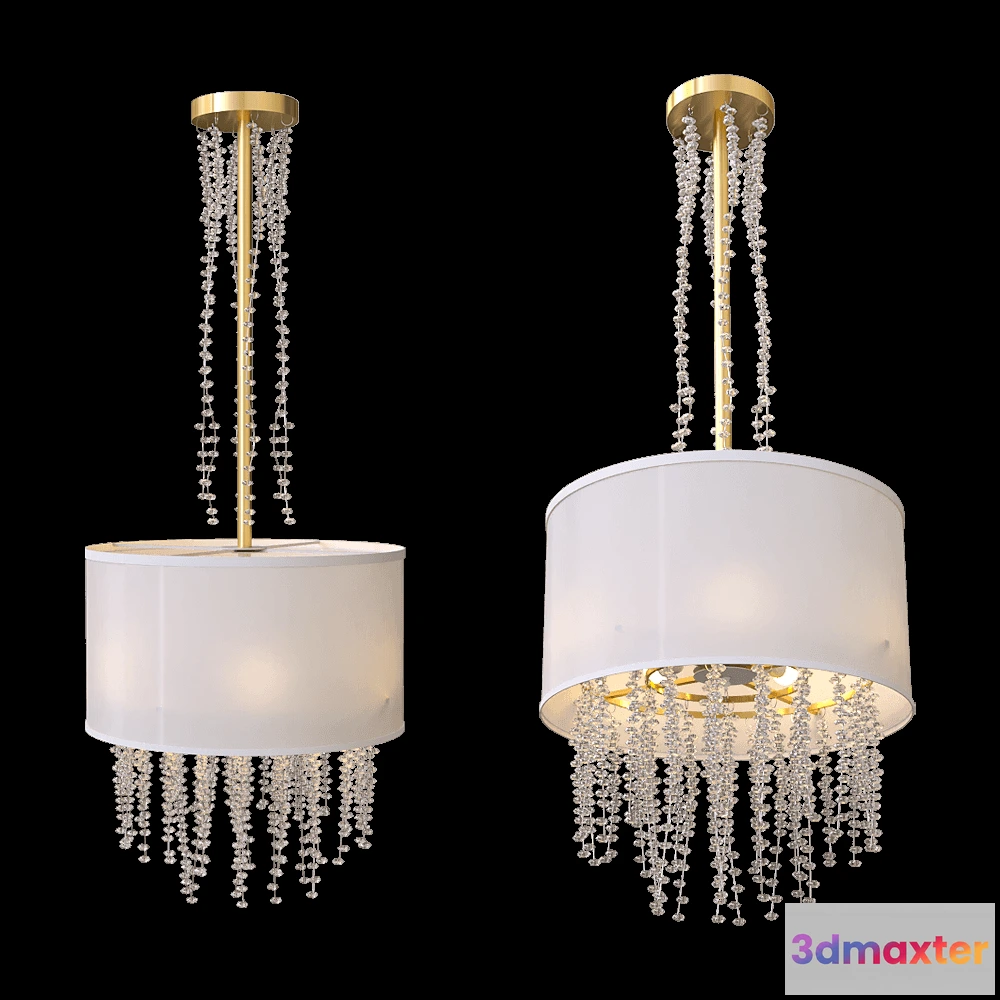 1655876 - ZZOK - Pendant lamp Milosh tendence 0865CL-3GD 3D Max