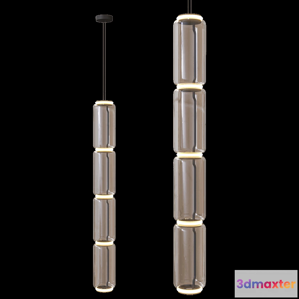 1655890 - ZZOK - Pendant lamp Milosh tendence 0749PLC-4BK 3D Max