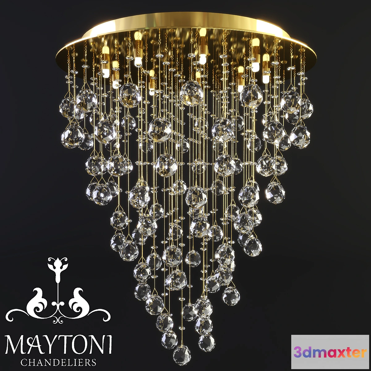 575556 - Maytoni Modern Rockfall MOD207-55-G