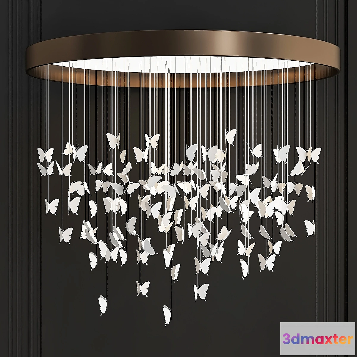 616624 - Lote 44 mariposas Chandelier Niagara
