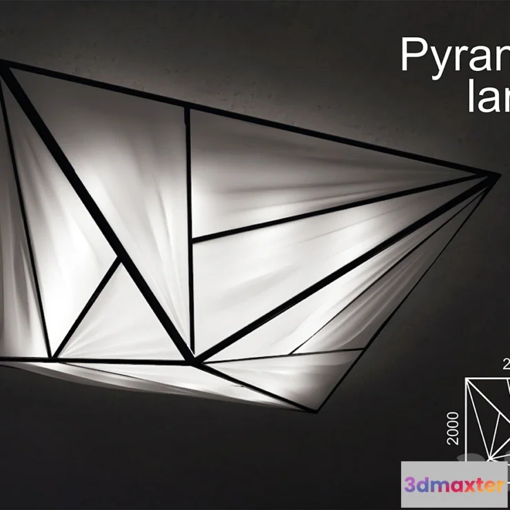 627819 - Pyramid lamp