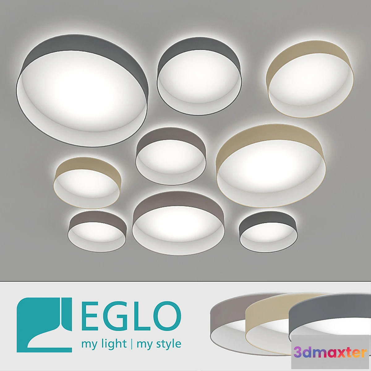 661877 - Chandelier Eglo Palomaro.