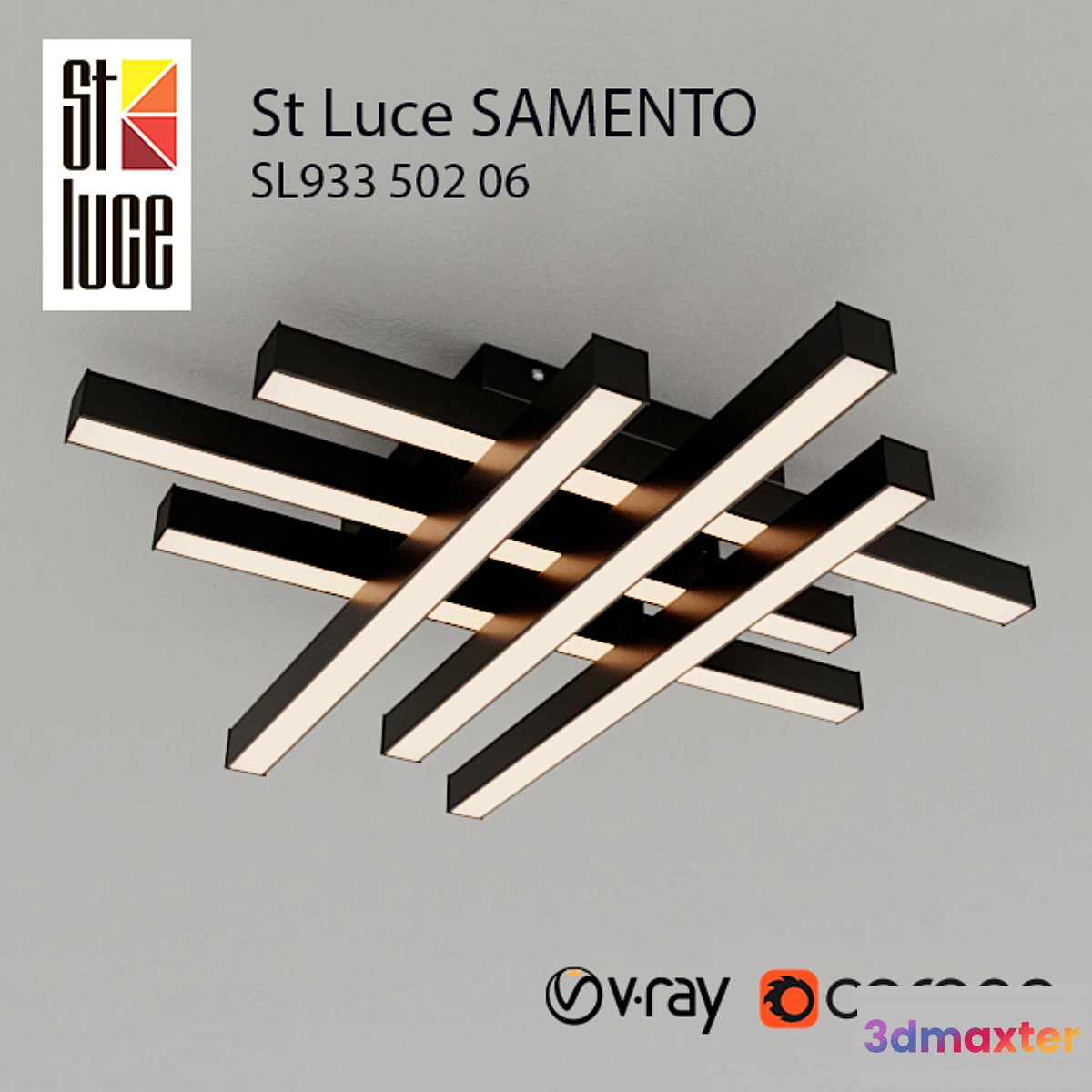 661917 - Ceiling lighting ST-Luce Samento SL933.502.06