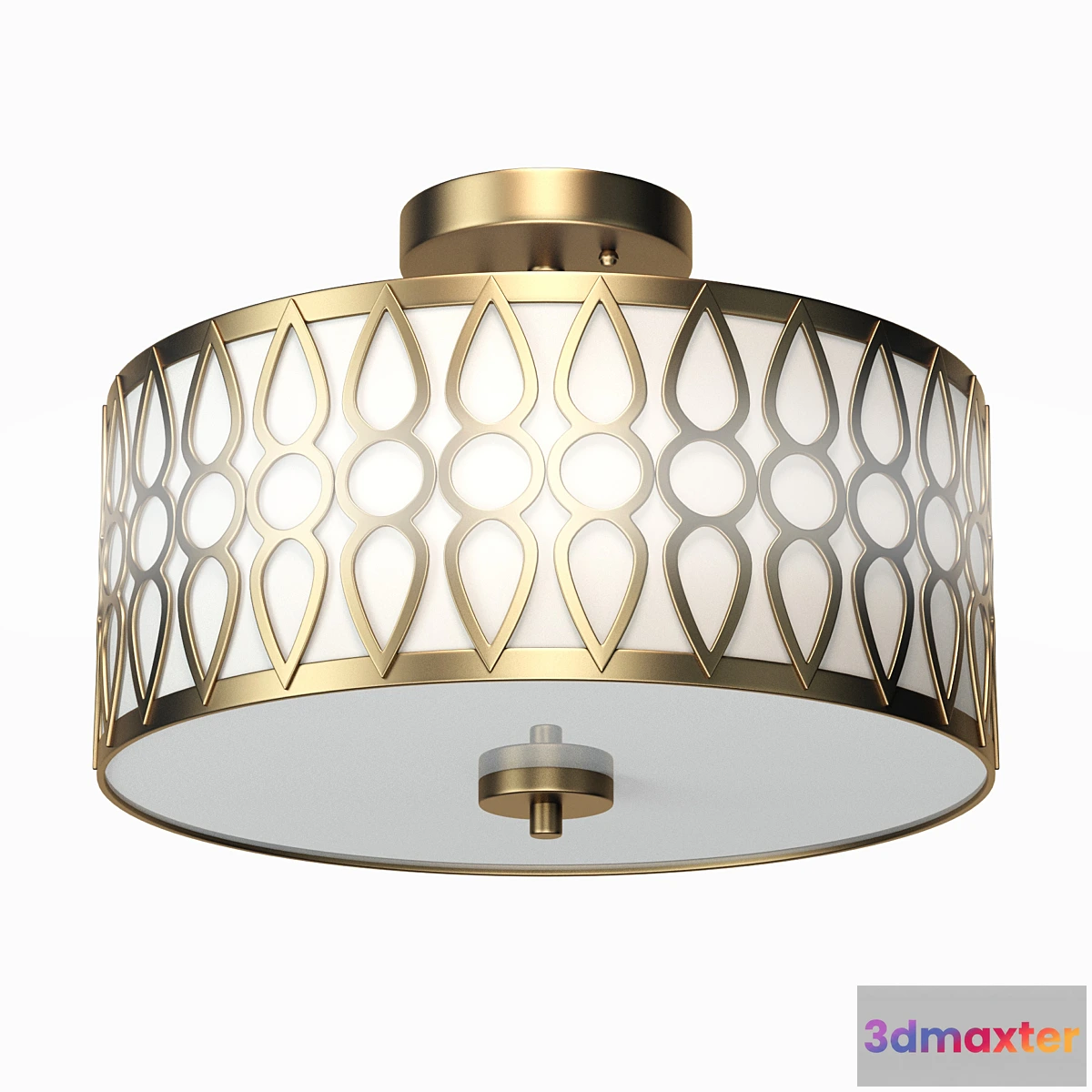 707570 - Aaru Fabric Semi Flush Mount MK3