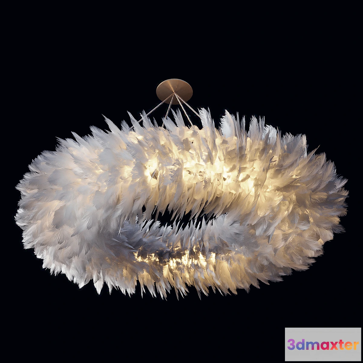 707580 - Chandelier Pero White D61