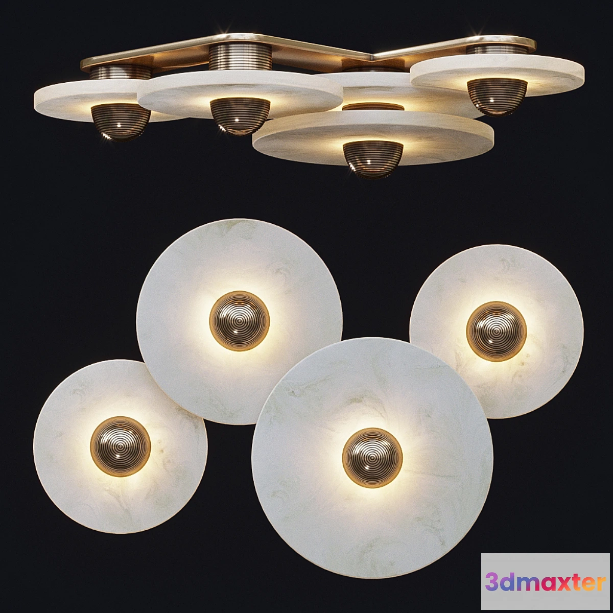 785968 - Apparatus Median 4 ceiling mount