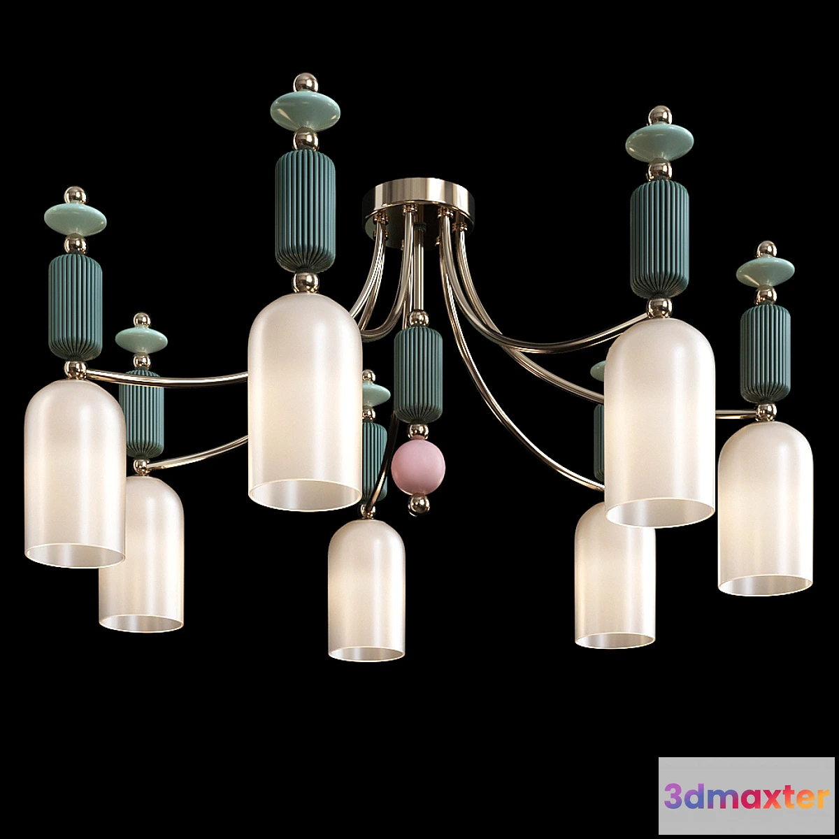 854197 - Chandelier ceiling Odeon Light 4861 _ 7C CANDY - No.2