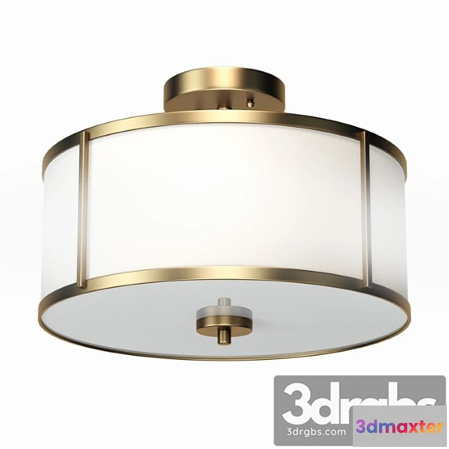 981930 - Aaru Fabric Semi Flush Mount Mk5