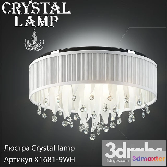 982026 - Chandelier Crystal Lamp X1681 9WH