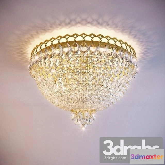 982042 - Crystal Flush Mounted Light Fixture