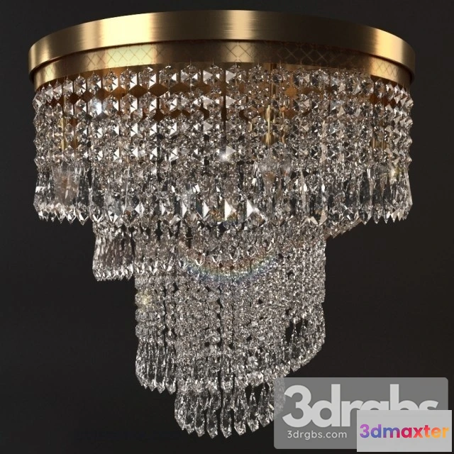 982244 - Maytoni Cascade Diamant Crystal Ceiling Lamp