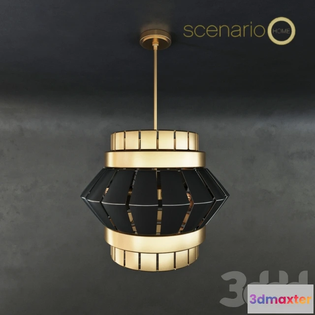 1072918 - ARTERIORS WALT LANTERN CHANDELIER - 206475