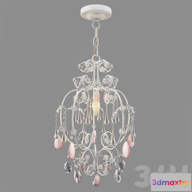 1076362 - CERISE PINK QUARTZ CHANDELIER - 209919