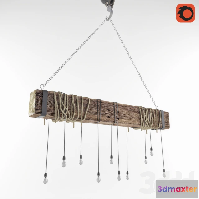 1076630 - Chandelier Wood - 210187