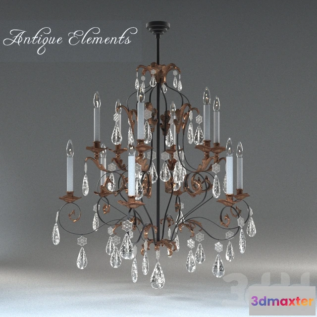 1081814 - Gilt Chandelier - 215371